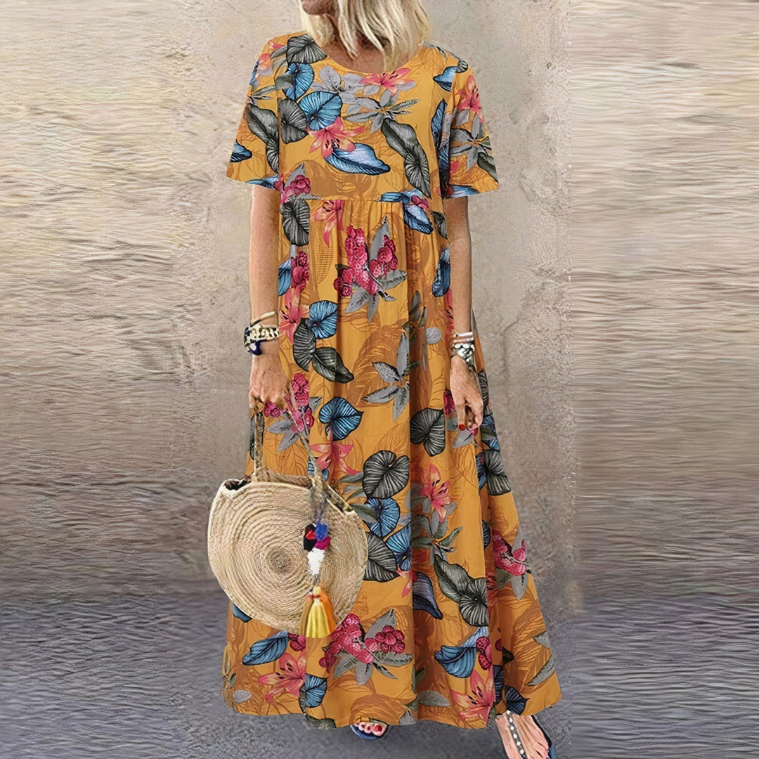 Aelmyra | Women’s Floral Summer Maxi Dress