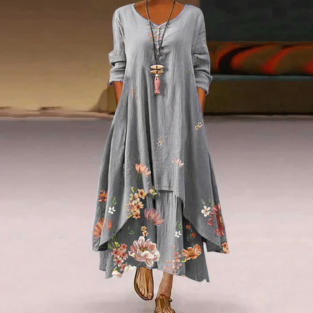 Maleah | Women's Classic Floral Maxi Dress