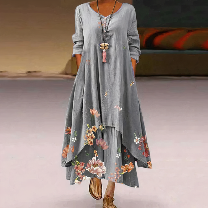Maleah | Women's Classic Floral Maxi Dress