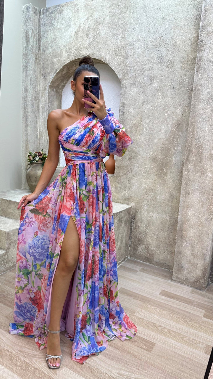 Talia | Women's High Slit Summer Maxi Dress