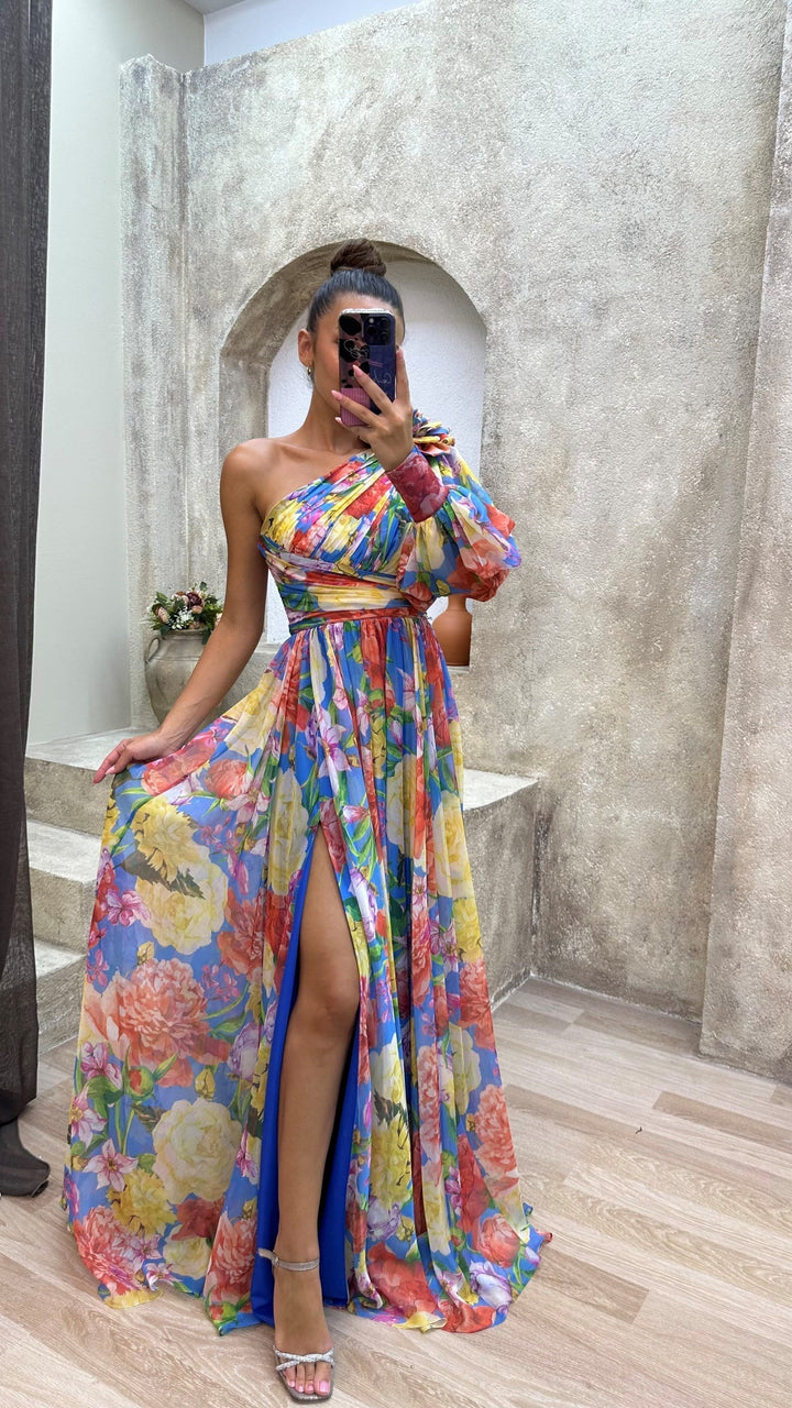 Talia | Women's High Slit Summer Maxi Dress