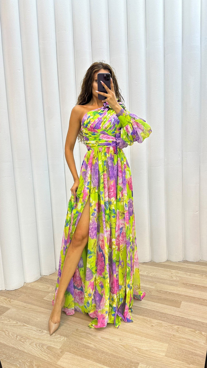 Talia | Women's High Slit Summer Maxi Dress