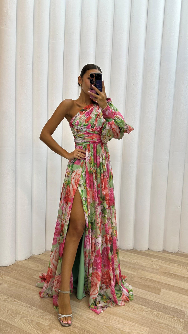 Talia | Women's High Slit Summer Maxi Dress