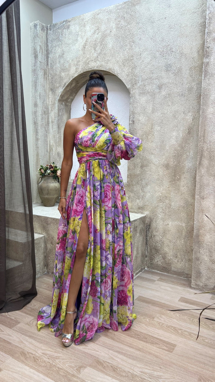 Talia | Women's High Slit Summer Maxi Dress