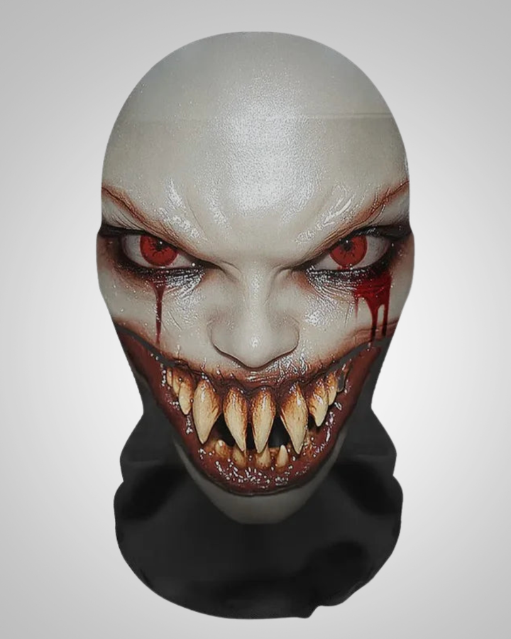 Halloween 3D Mesh Elastic Fit Ghost Face Mask