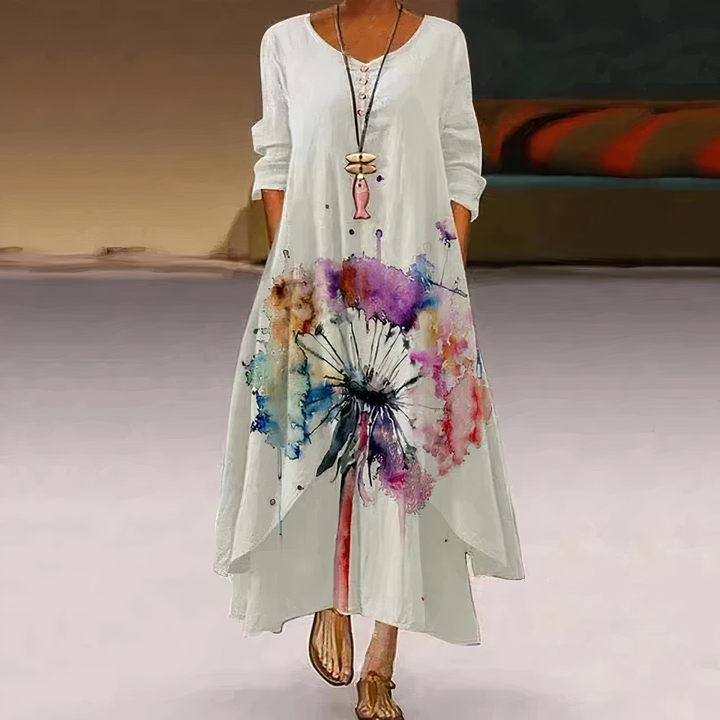 Maleah | Women's Classic Floral Maxi Dress