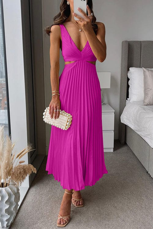 Collins | Women's Summer Pleated Midi Dress