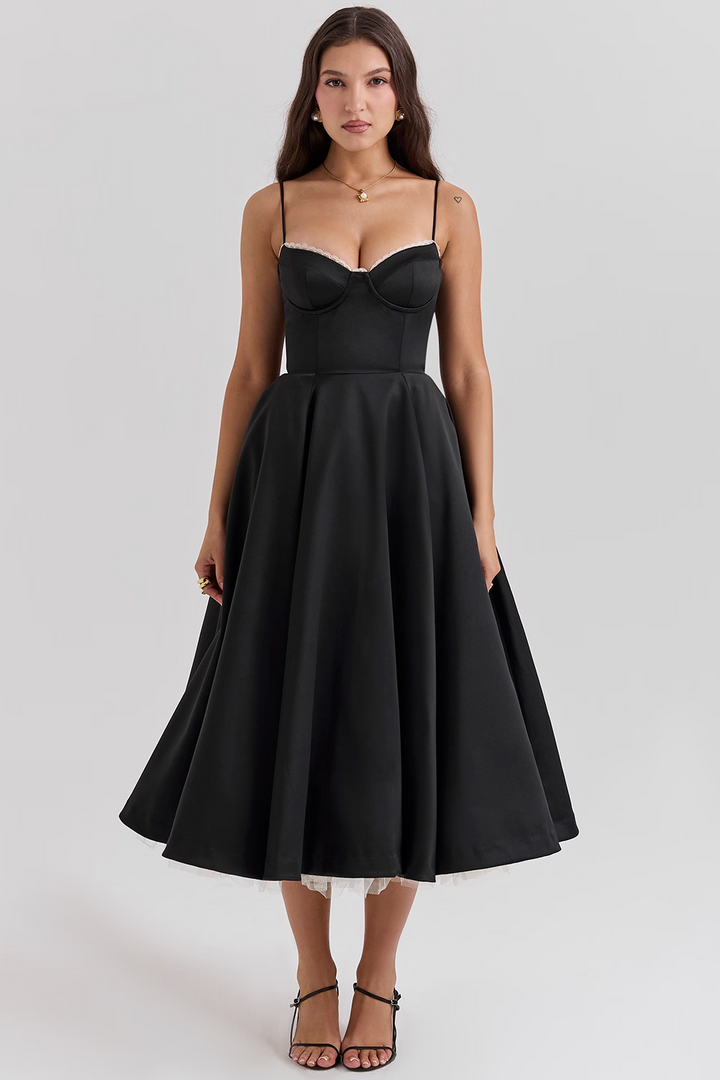 Leslie | Women’s Summer Wedding Guest Midi Dress