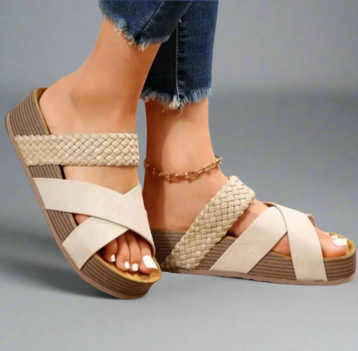 Sydney | Women’s Cross Strap Orthopedic Sandals