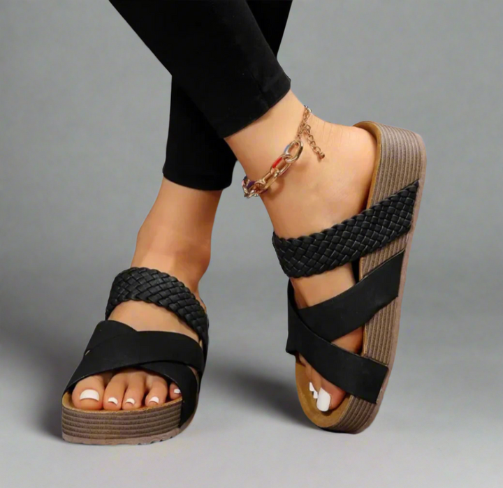 Sydney | Women’s Cross Strap Orthopedic Sandals