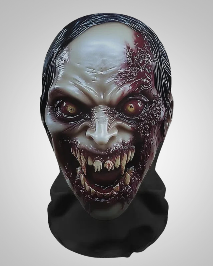 Halloween 3D Mesh Elastic Fit Ghost Face Mask