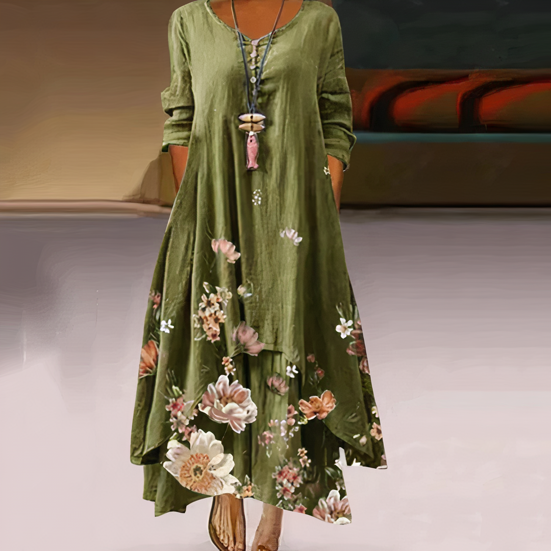 Maleah | Women's Classic Floral Maxi Dress