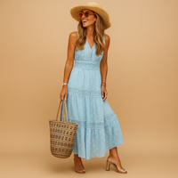 Nora | Women's Boho V-neck Maxi Dress