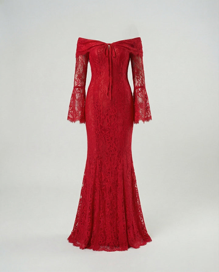 Carmen | Women's Formal Off-Shoulder Wedding Guest Dress