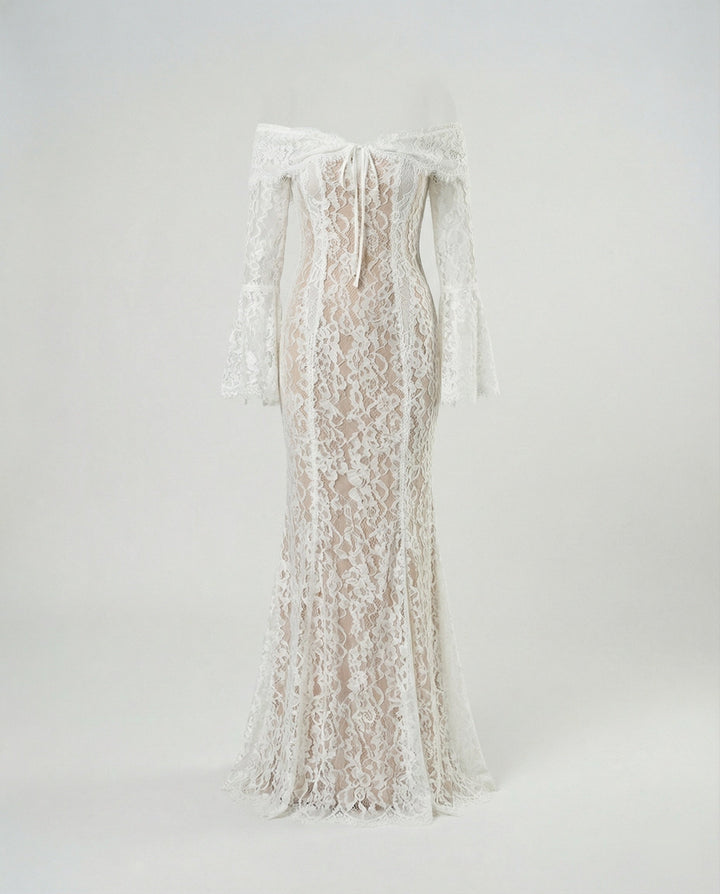 Carmen | Women's Formal Off-Shoulder Wedding Guest Dress