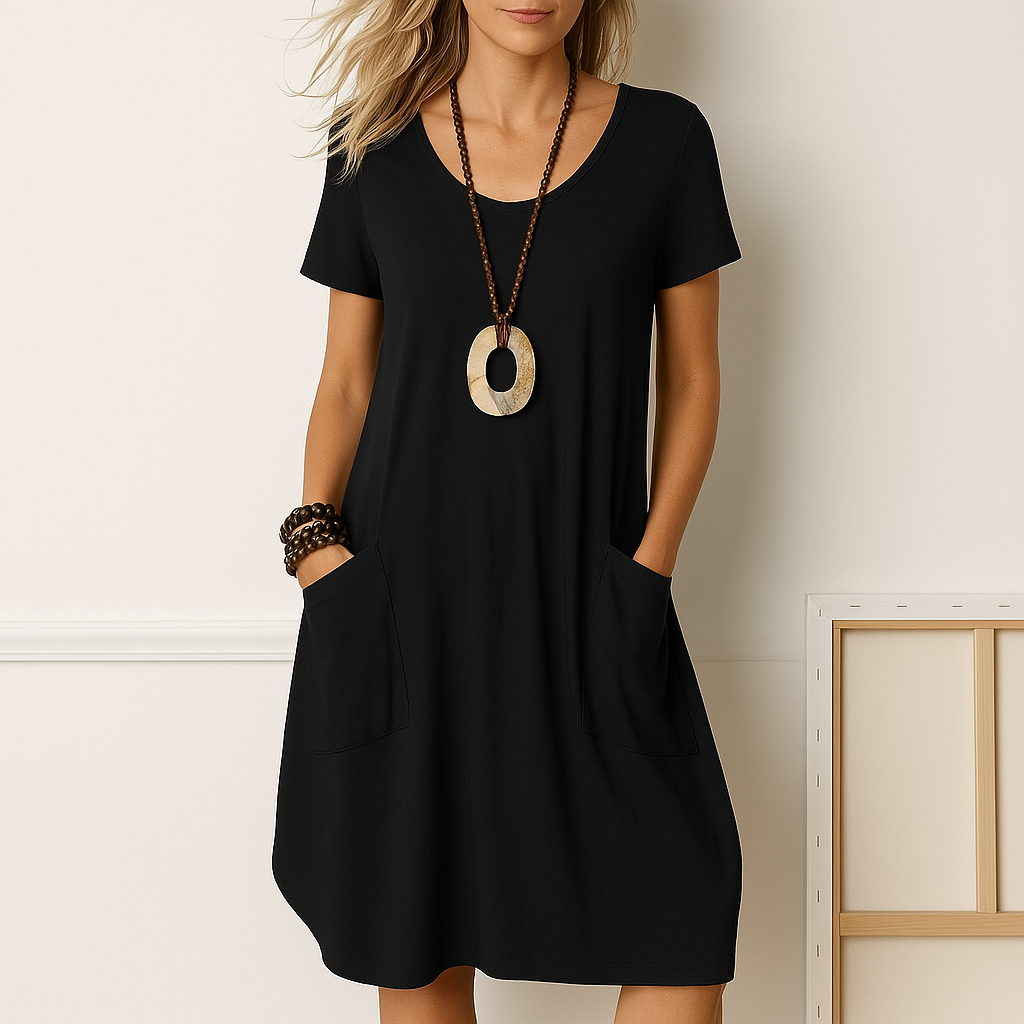 Myra | Women’s Summer Short Sleeve Boho Midi Dress