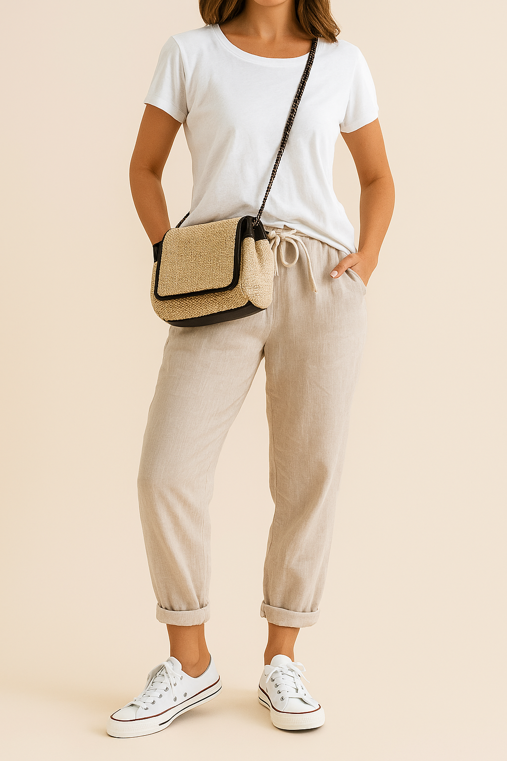 Scarlett | Women’s Cropped Linen Summer Pants