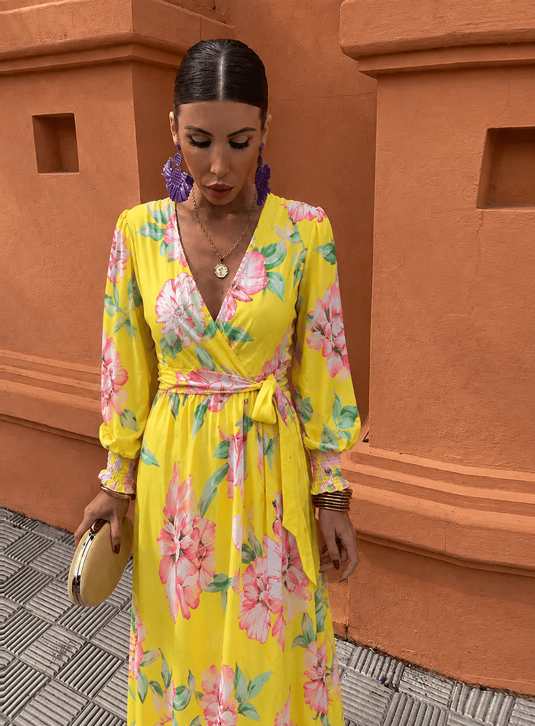 Joana | Women's Elegant Floral Wedding Guest Dress