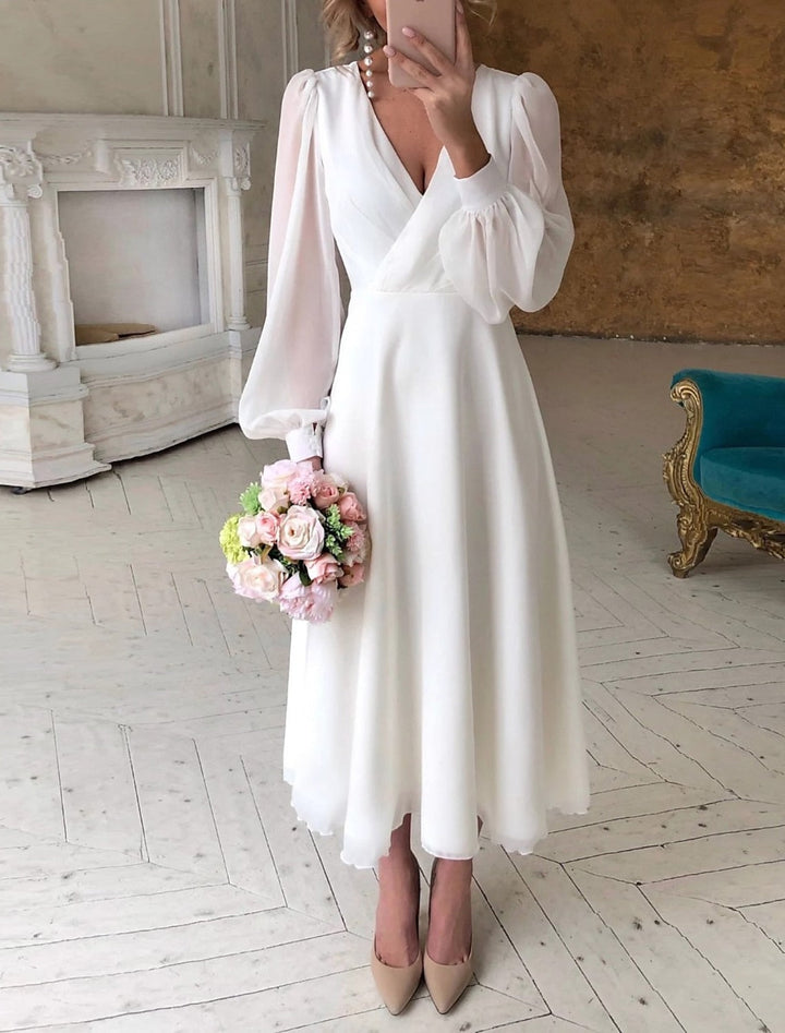 Clairoon | Women's Classic Long Sleeve Bridal Gown