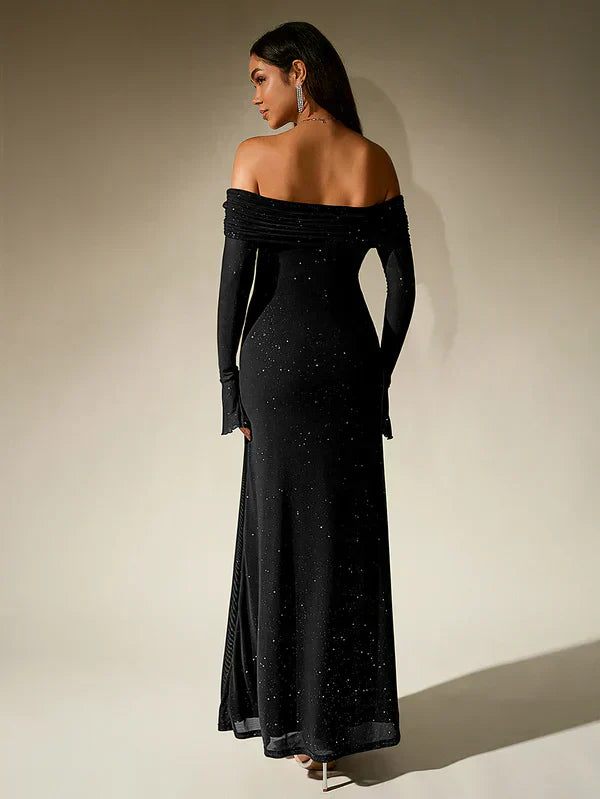 Genevieve | Women’s Evening Long Sleeves Maxi Dress