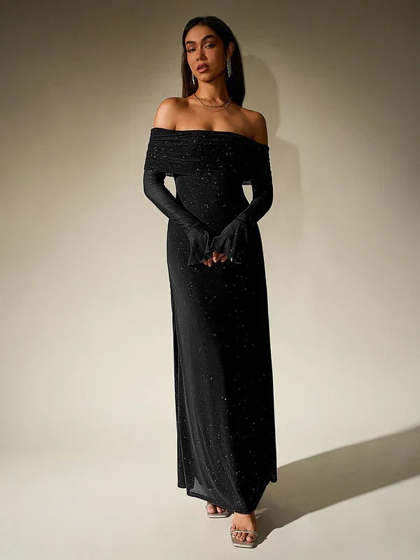 Genevieve | Women’s Evening Long Sleeves Maxi Dress