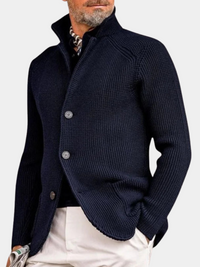 Sebastian | Men's Sophisticated Button-Up Knit Cardigan