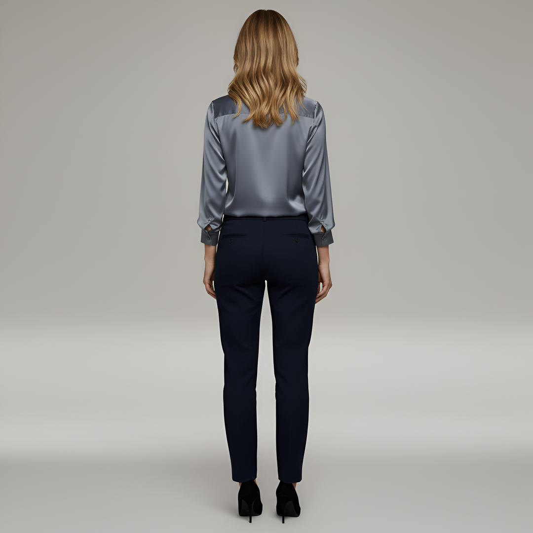 Faye | Women’s Summer V-Neck Long Sleeve Blouse