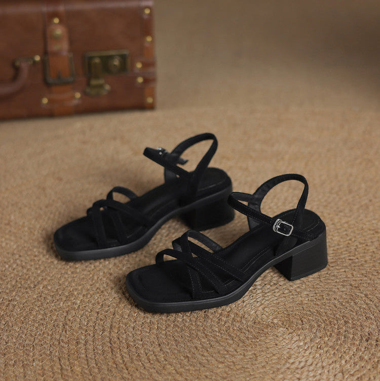 Ember | Women's Elegant Leather Strappy Sandals