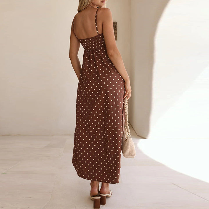 Goldie | Women’s Summer Spaghetti Strap Muslin Dress