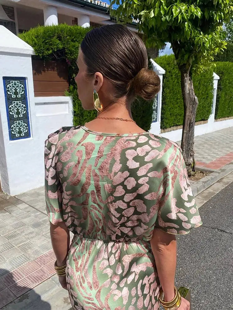 Brooke | Women's Summer Wrap Midi Dress