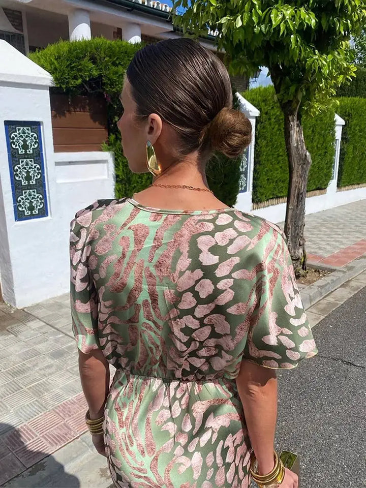 Brooke | Women's Summer Wrap Midi Dress