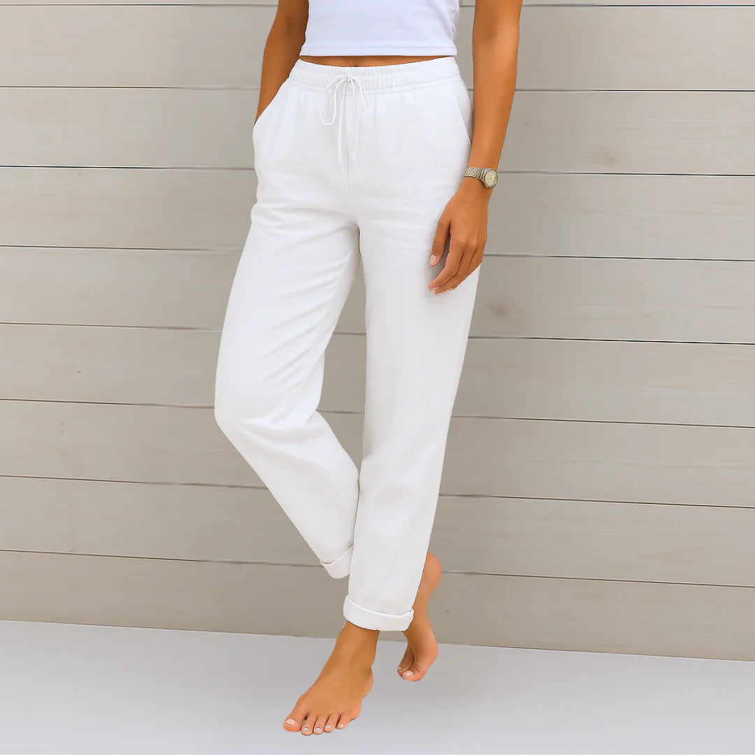 Tinsley | Women’s Straight Leg Linen Pants