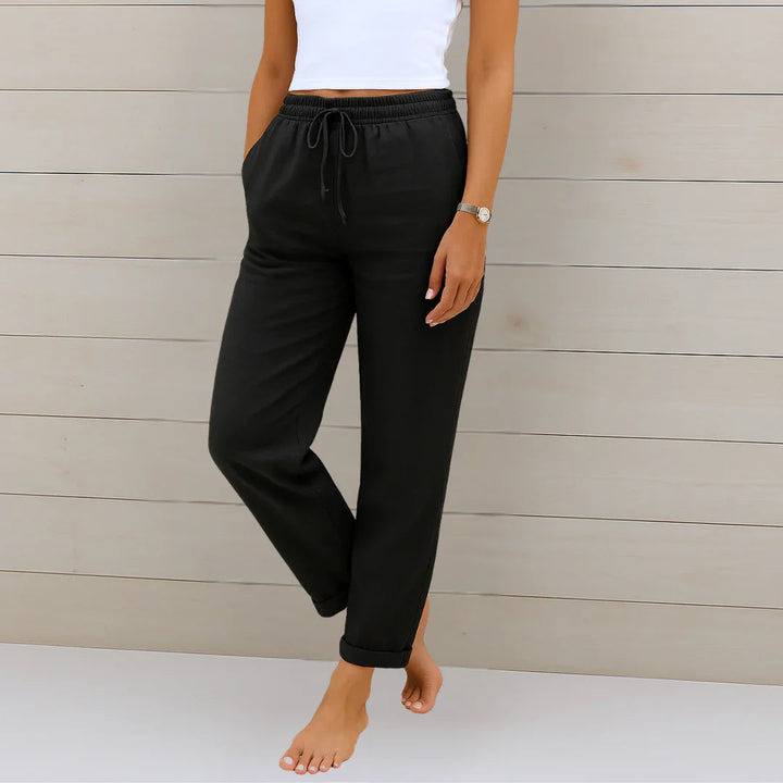 Rosemary | Women's Summer Relaxed Fit Linen Pants