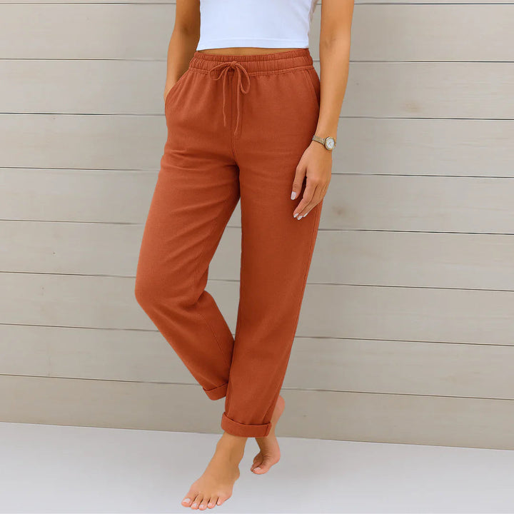 Rosemary | Women's Summer Relaxed Fit Linen Pants