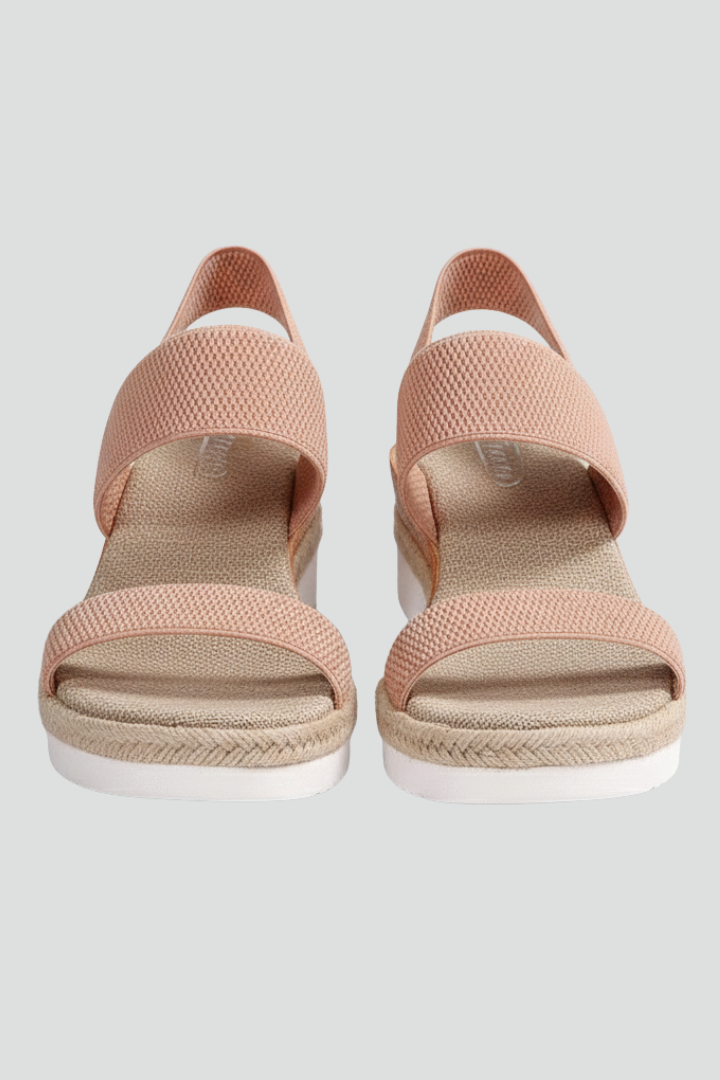 Frida | Women's Slip-On Stretch Elevated Sole Sandals