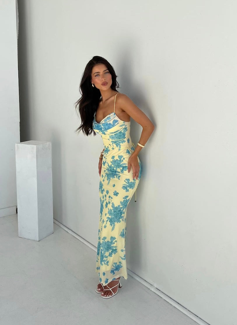 Anisa | Women’s Floral Maxi Wedding Guest Dress