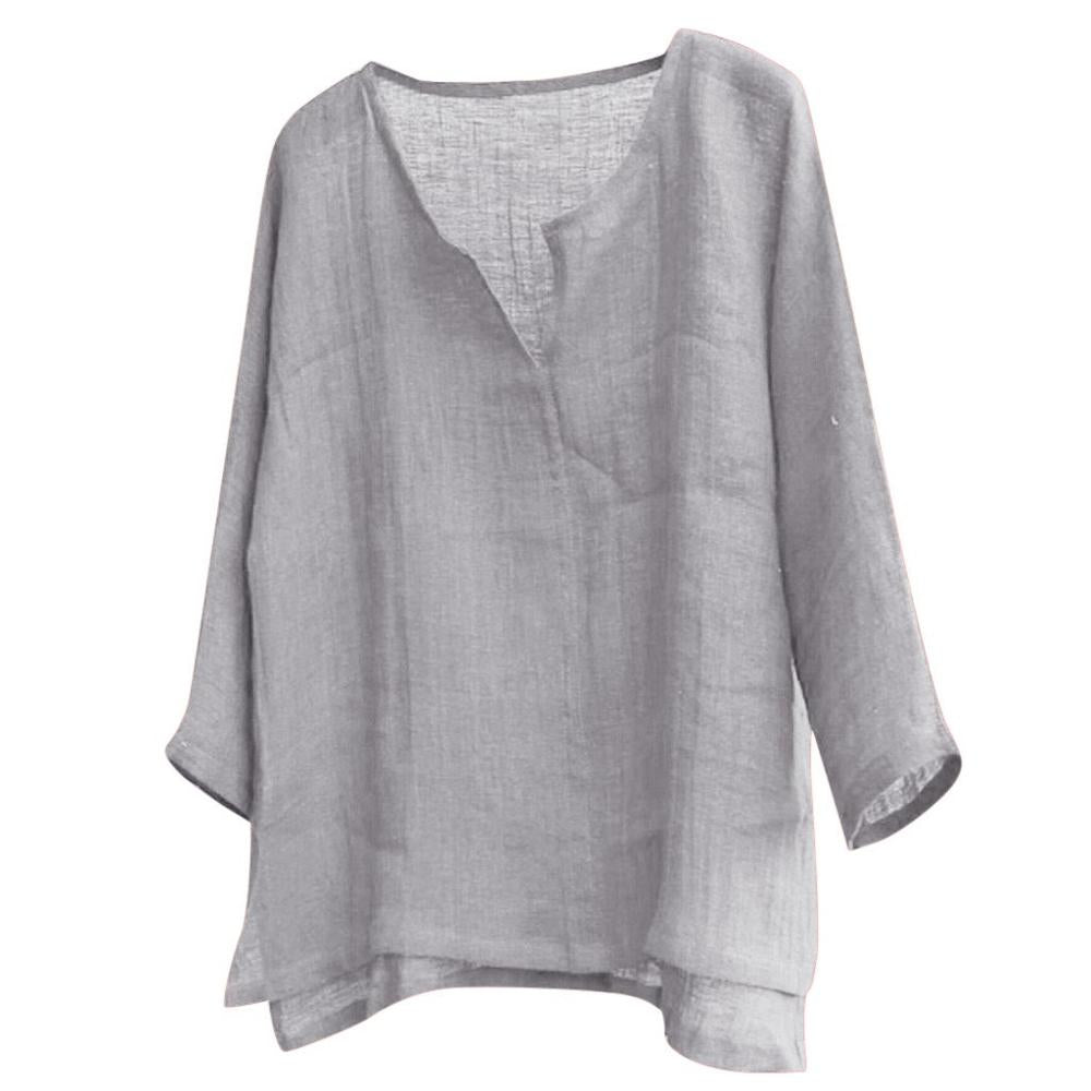 Ursula | Women's Loose Fit Linen Summer Blouse