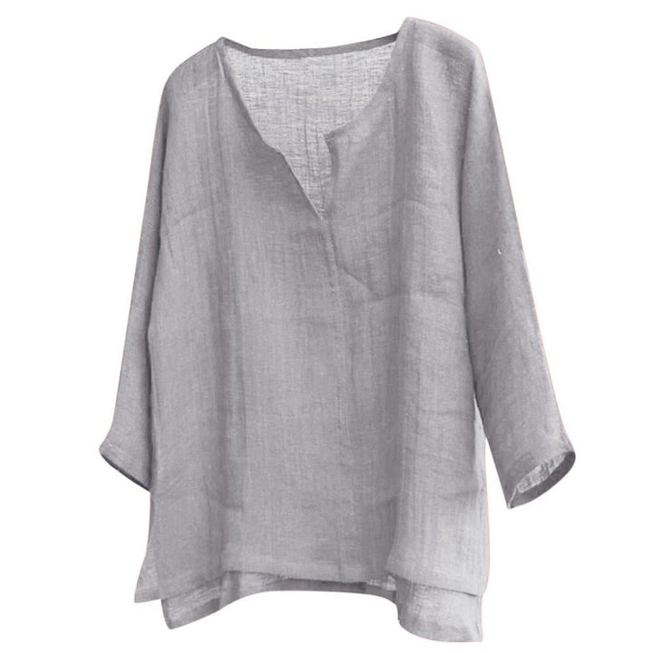 Ursula | Women's Loose Fit Linen Summer Blouse