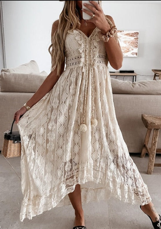 Wren | Women’s Summer Boho V-Neck Dress