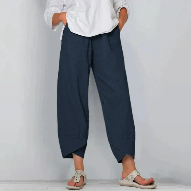 Riya | Women’s Cropped Summer Palazzo Pants
