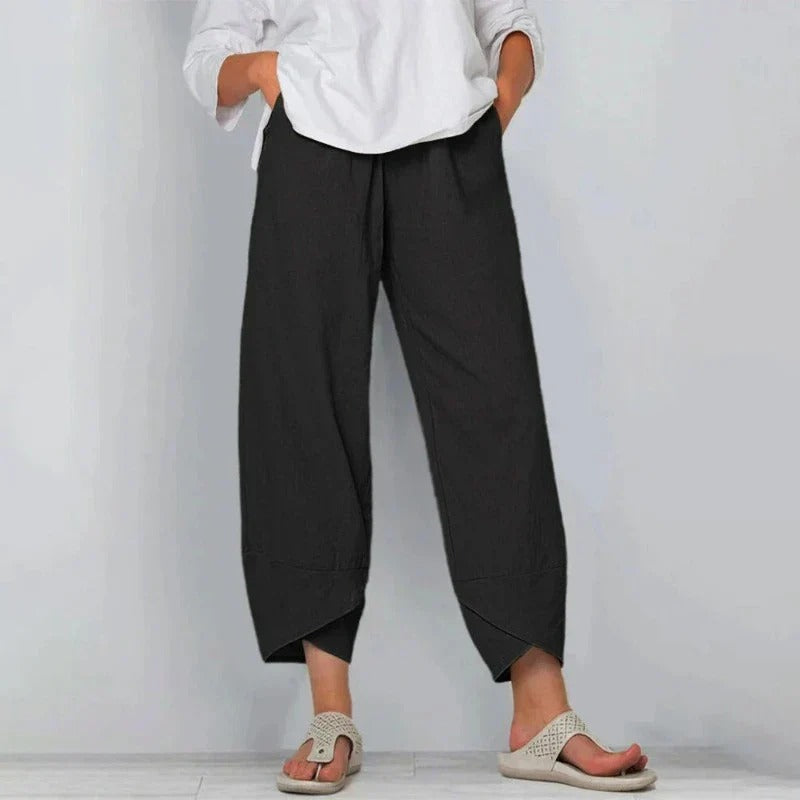 Riya | Women’s Cropped Summer Palazzo Pants