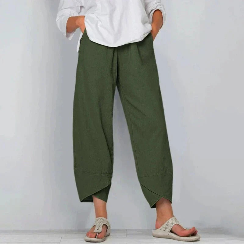 Riya | Women’s Cropped Summer Palazzo Pants