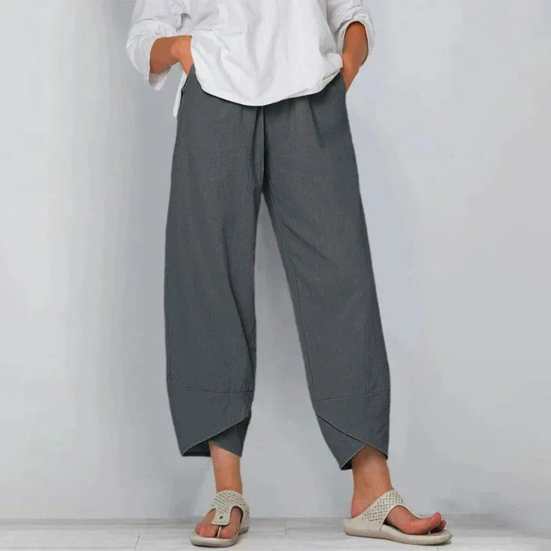Riya | Women’s Cropped Summer Palazzo Pants