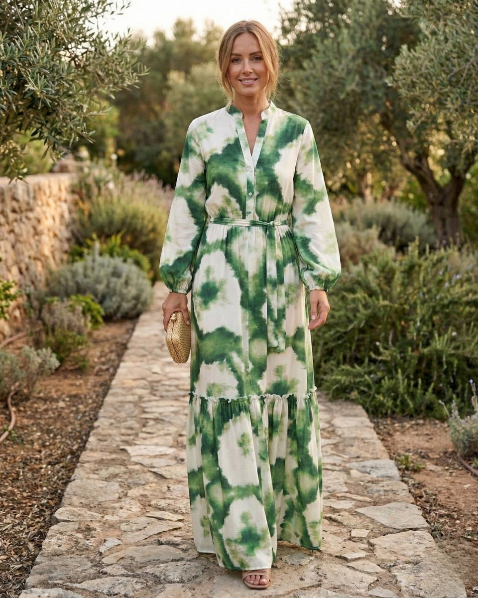 Zahra | Women’s Summer Tie Waist Maxi Dress
