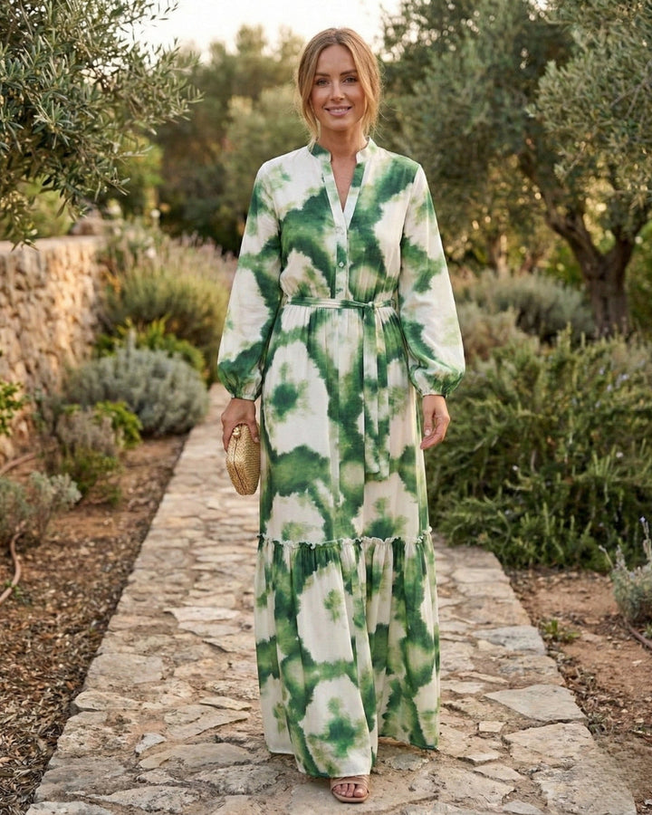 Zahra | Women’s Summer Tie Waist Maxi Dress