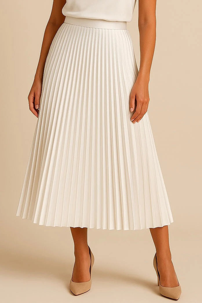 Bellami | Women’s Summer Pleated Midi Skirt