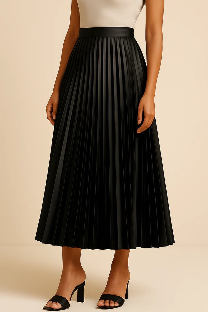 Bellami | Women’s Summer Pleated Midi Skirt