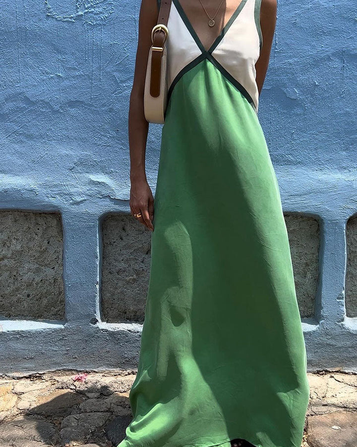 Birdie | Women's Summer V-Neck Maxi Dress