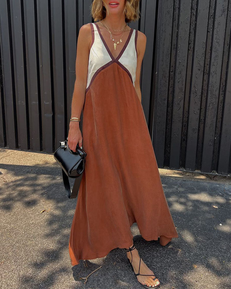 Birdie | Women's Summer V-Neck Maxi Dress