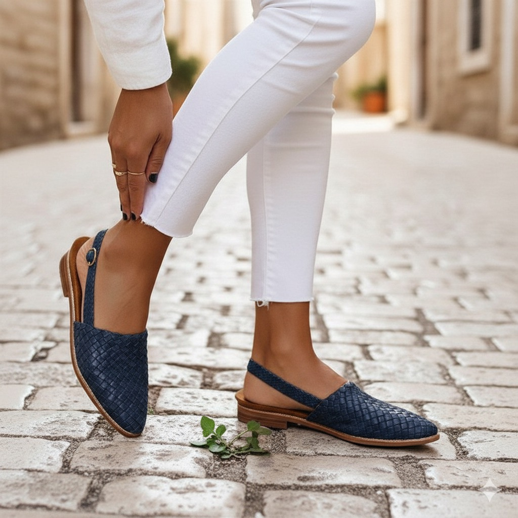 Aurelia | Women's Summer Slip-On Slingback Ballerinas